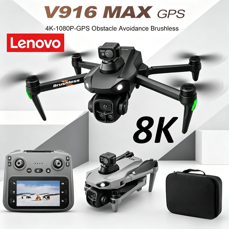 Drone Thermal Imaging - เลอโนโว V916MAX โดรนมืออาชีพ 8K HD กล้องคู่