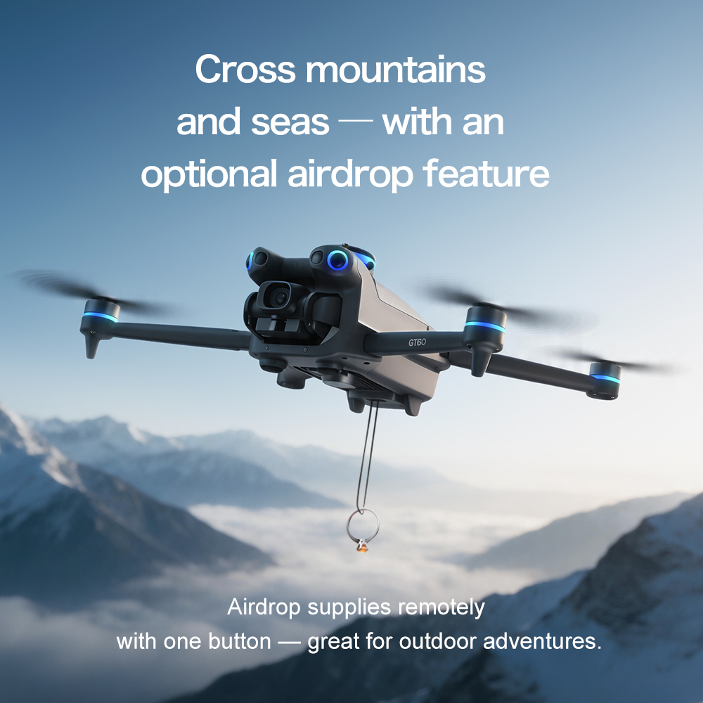 โดรน GT60 GPS แบบพับได้ หน้าจอ - Drone Mapping บทวิจารณ์และราคา